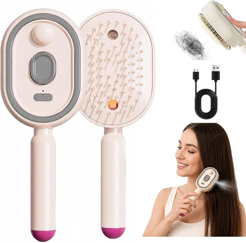 HairFusion Steam Glide Brush - Steam. Smooth. Transform. Instantly.