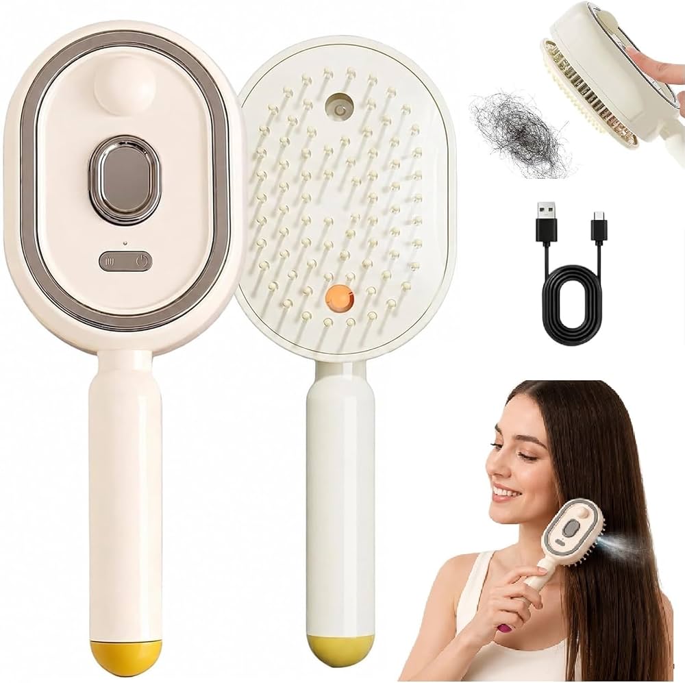 HairFusion Steam Glide Brush - Steam. Smooth. Transform. Instantly.